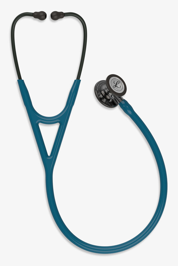 3M™ Littmann® Cardiology IV™ Smoke Finish Caribbean Tube Stethoscope - Caribbean Blue - 1