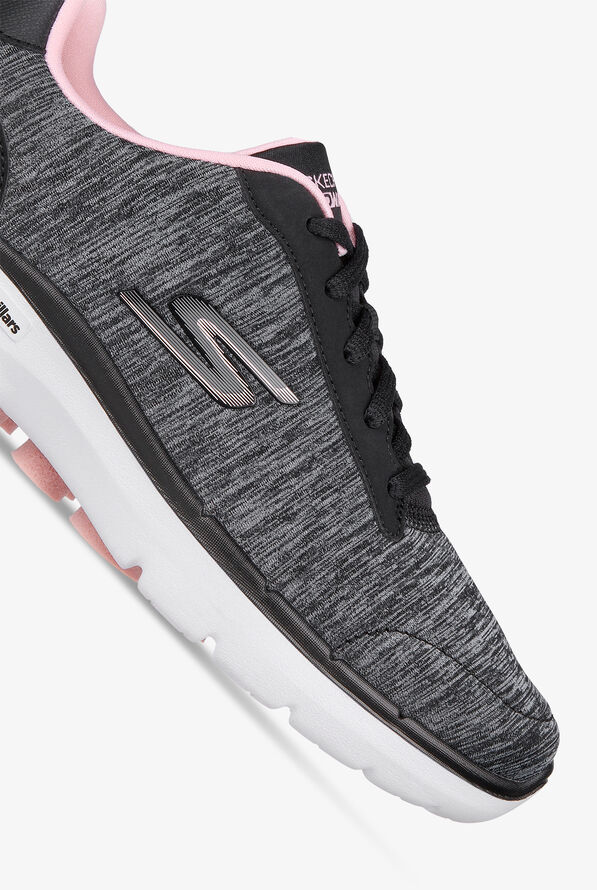 Skechers Performance Women's Go Walk 6 Magic Melody Black Athletic Lace Up Nursing Shoes - null - 3