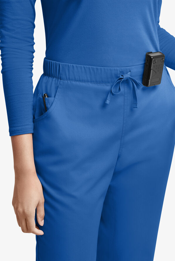Butter-Soft Originals Women's 5-Pocket Jeans-Style Straight-Leg Scrub Pants - Royal - 2