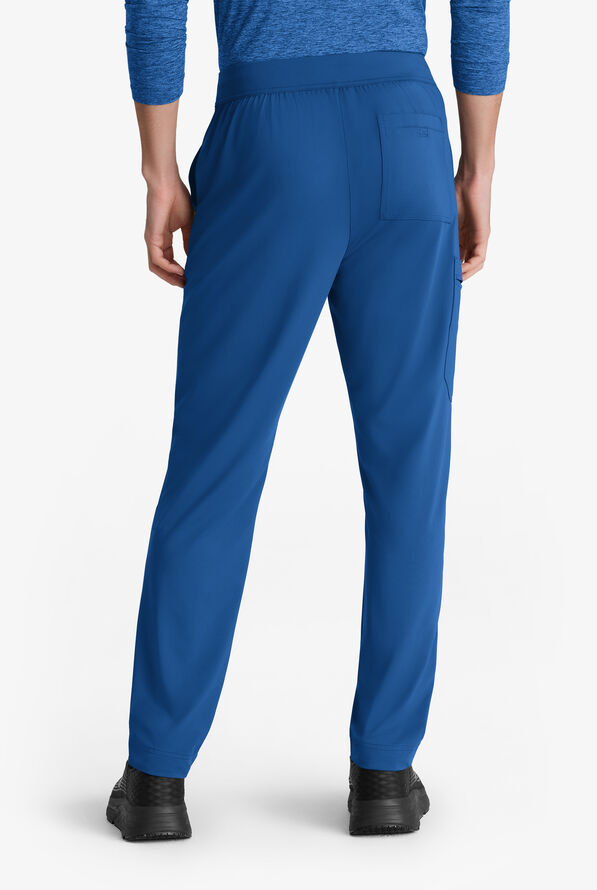 Skechers by Barco Slip-ins Rebound Men's 4-Pocket STRETCH Slim Straight Leg Cargo Scrub Pants - Royal - 4