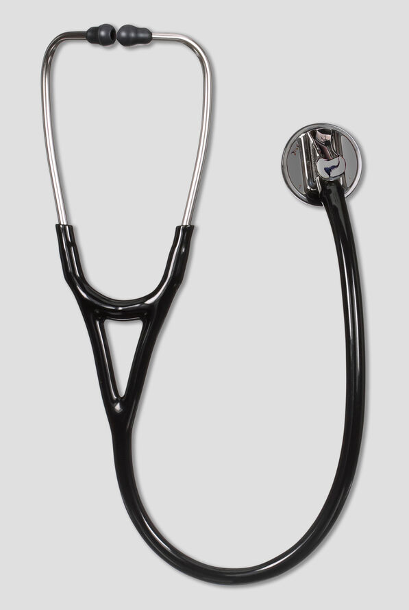 3M Master Cardiology Black Tube Stethoscope - Black - 1