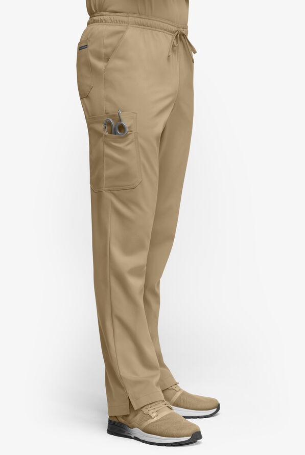 Advantage STRETCH Men's 6-Pocket Cargo Scrub Pants - Golden Sand - 4