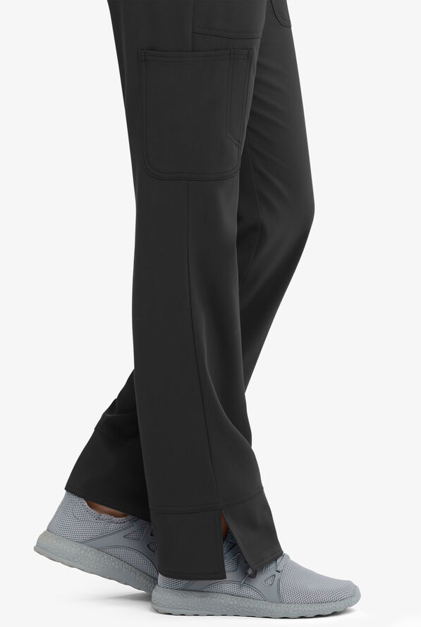 Grey's Anatomy&trade; by Barco Signature Callie Women's 3-Pocket STRETCH Low-Rise Scrub Pants - Tall - Black - 3