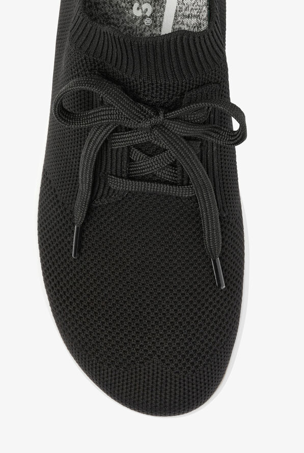 Klogs Women's Hadley Lace Up Nursing Shoes - Black/White - 2