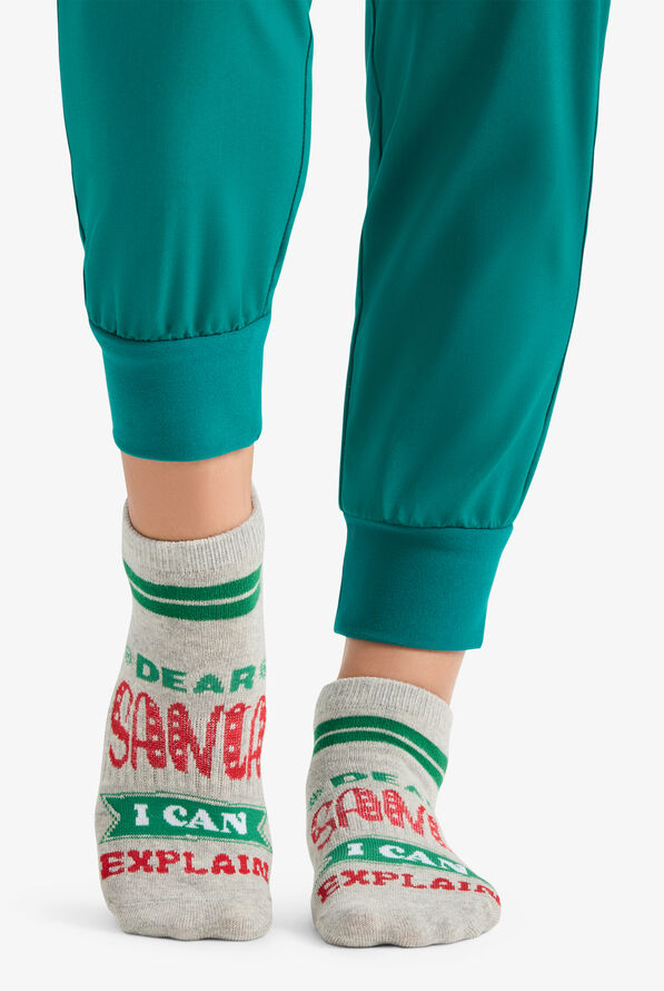 Cherokee Women's Elves Fun 3-Pack Arch Support Ankle Socks - null - 3