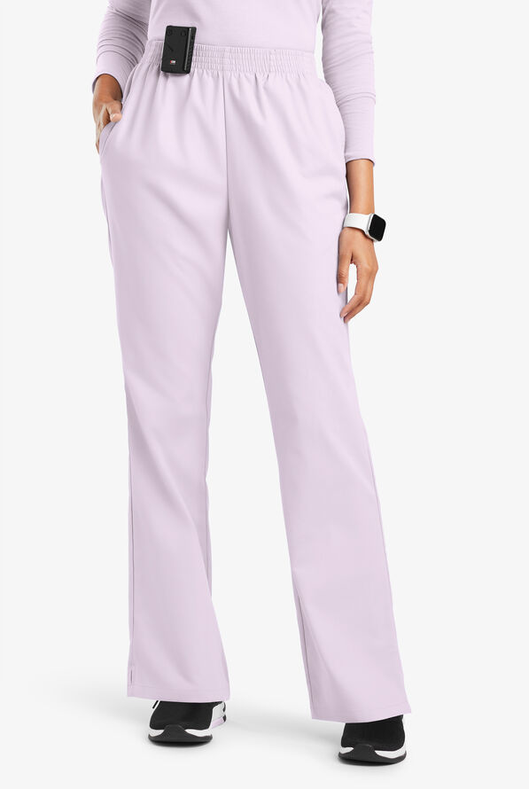 Pantalón médico Butter-Soft Originals de tiro alto con piernas acampanadas y 2 bolsillos para mujer - Orchid Petal - 1