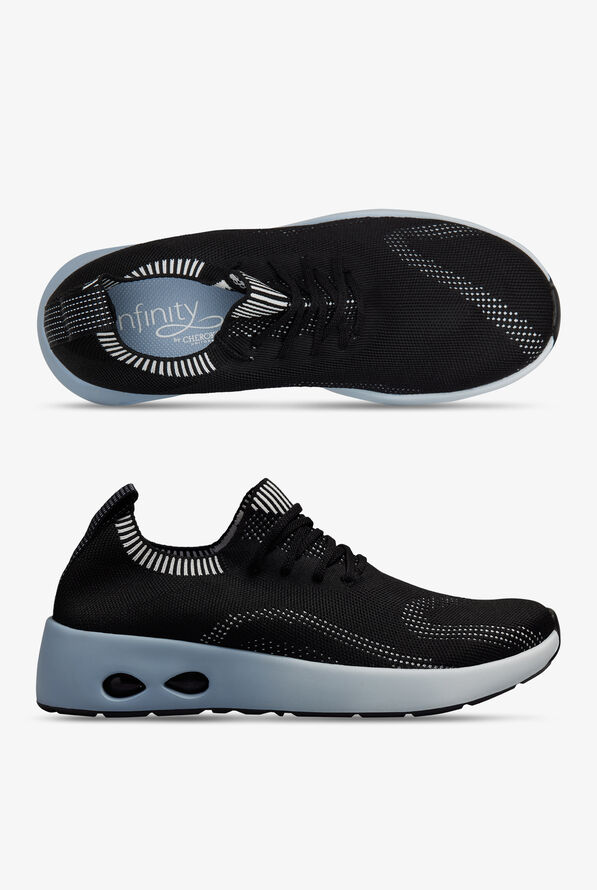 Zapatillas de enfermería Cherokee Infinity Pixelated Black con