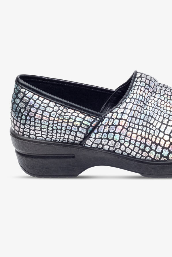 Savvy Women's Brandy Shimmer and Black Nursing Clogs - null - 4