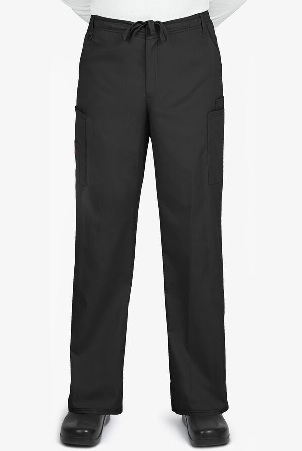 Dickies EDS Signature Men's 7-Pocket Pull On Scrub Pants - Black - 1