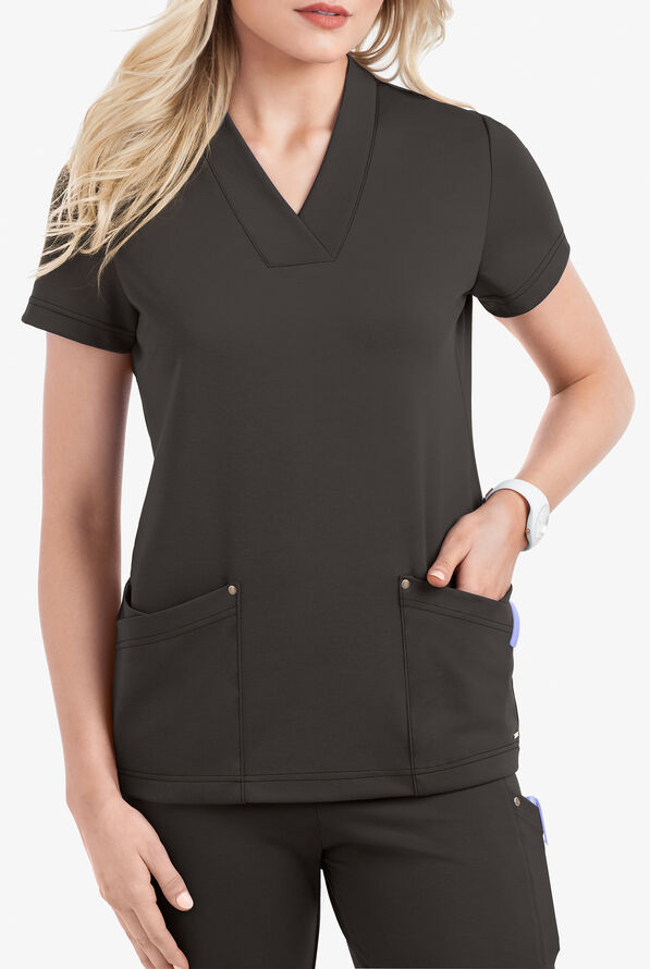 Lauderdale By UA Nurmi Scrub Top, Fashion Stretch Scrubs