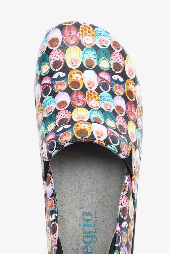 Alegria Women's Keli Fresh Baked Black Nursing Slip On Shoes - null - 2