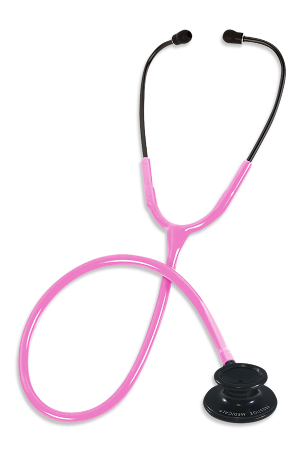 Prestige Clinical Lite 31" Stethoscope - Stealth/Hot Pink - 1