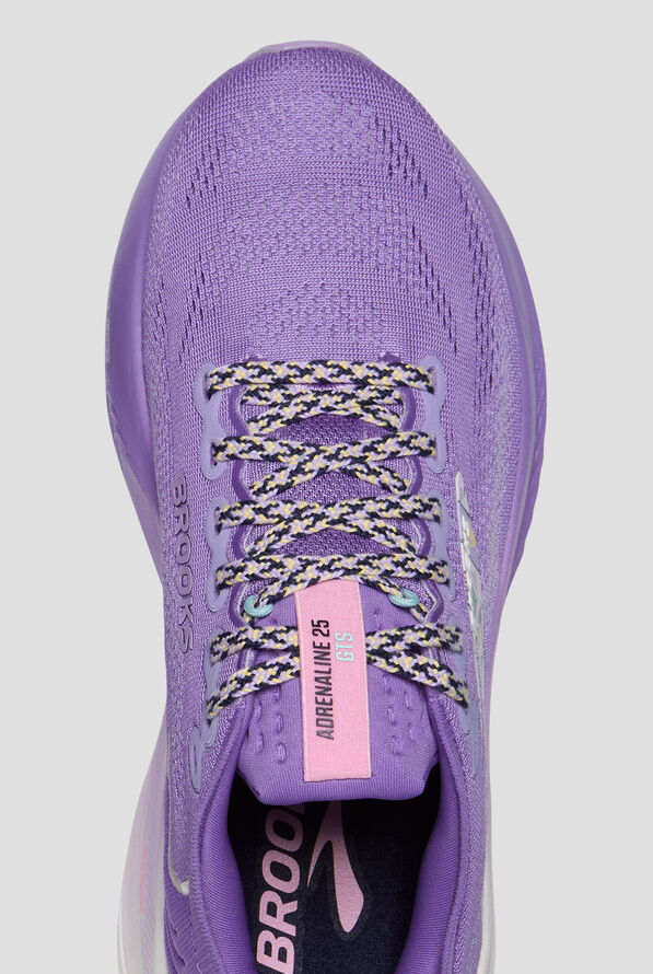 Brooks Women's Adrenaline GTS 25 Purple/Lavender/Coconut Athletic Lace Up Shoes - null - 2