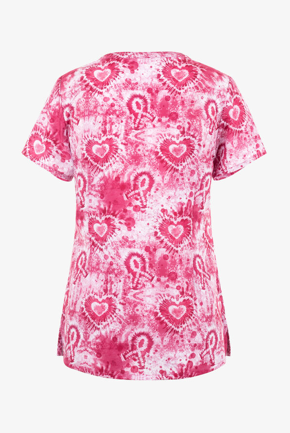 Maevn Pink Strength Breast Cancer Awareness Women's 3Pocket STRETCH V