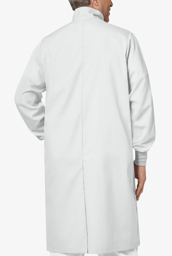 Fashion Seal Unisex 42" 2-Pocket Lab Coat - White - 4