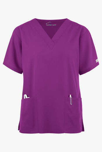 Butter-Soft Core Women's 2-Pocket V-Neck Scrub Top