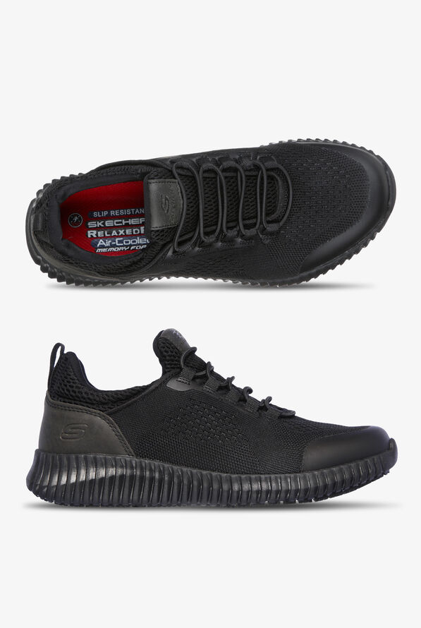 Skechers Work Women's Cessnock SR Athletic Slip On Shoes - Black - 1