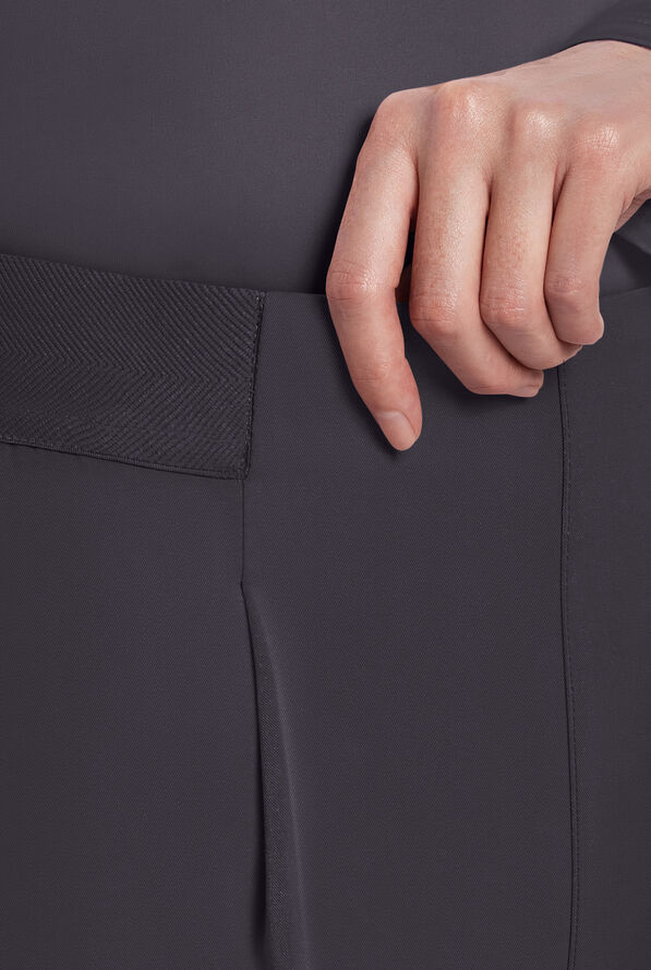 Cherokee Atmos Women's 4-Pocket STRETCH Coolmax Cargo Moderate Flare Scrub Pants - Pewter - 3