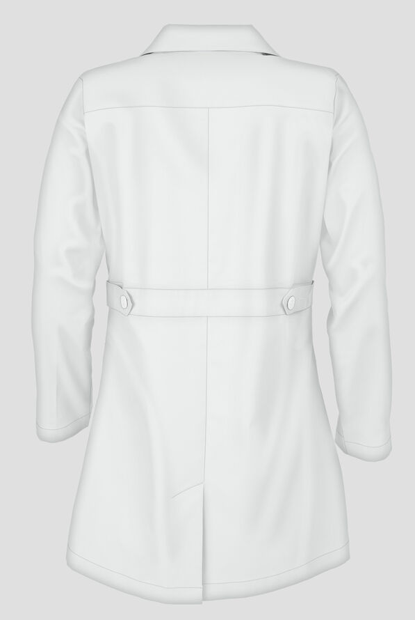 Butter-Soft STRETCH 2 Pocket Lab Coat - White - 2