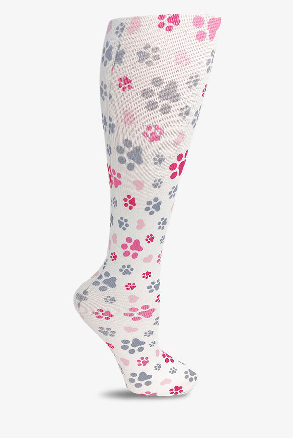 UA Exclusive Cutieful Puppy Love Women's 10-18 mmHg Wide Light Compression Socks - null - 1