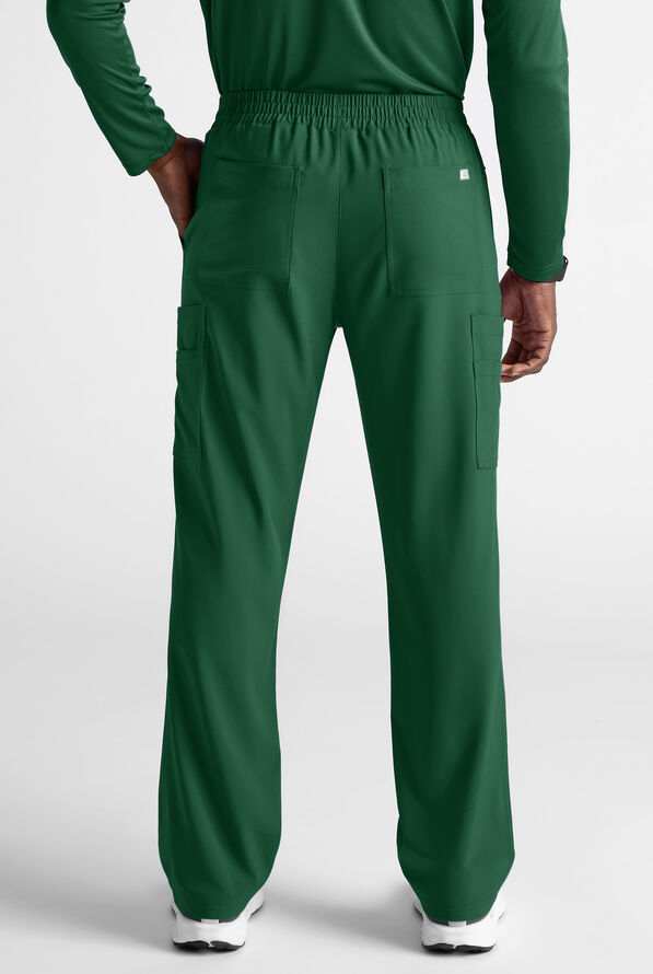 Easy STRETCH Men&rsquo;s 12-Pocket Scrub Pant - Hunter - 3