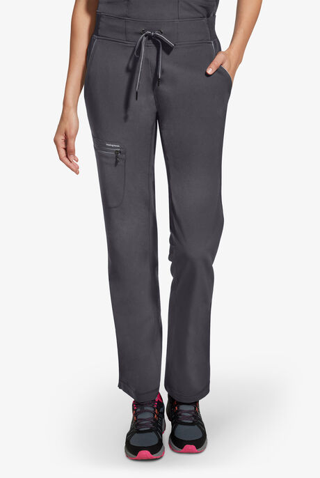 Healing Hands 360 Nisha Women's 6-Pocket STRETCH Rib Knit Waistband Drawstring Scrub Pants