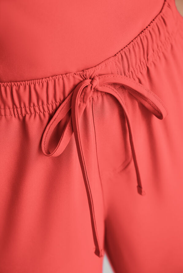 Pantal&oacute;n m&eacute;dico Easy STRETCH Eden con cord&oacute;n y 4 bolsillos para mujer - Spiced Coral - 4