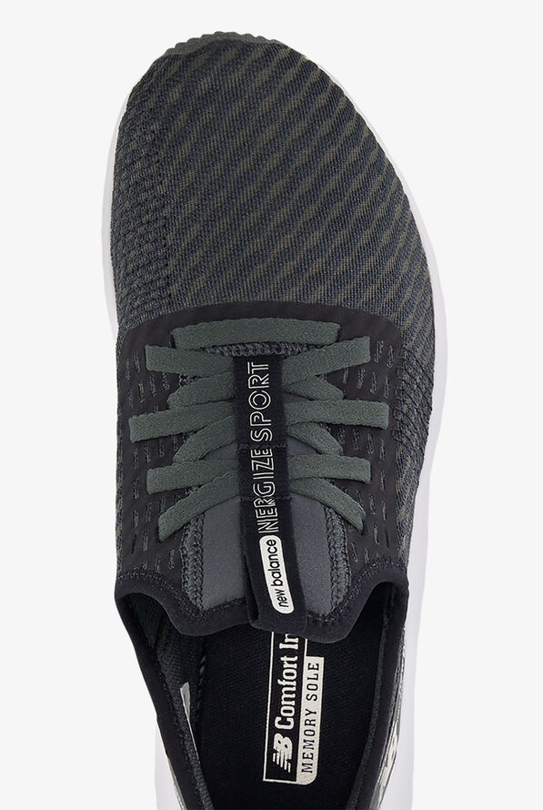 New Balance Women's Dynasoft Nergize Sport V2 Black/White Athletic Lace Up Nursing Shoes - null - 2