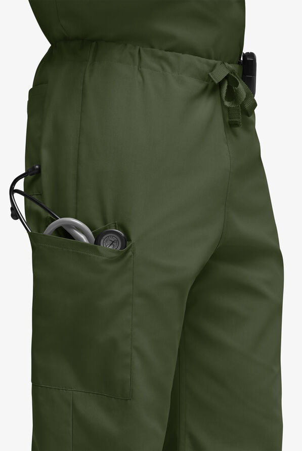 UA Best Buy Scrubs Unisex Scrub Set - Olive - 3