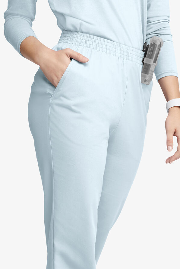 Butter-Soft Originals Women's 2-Pocket High Waisted Straight Leg Scrub Pants - Morning Dew - 2