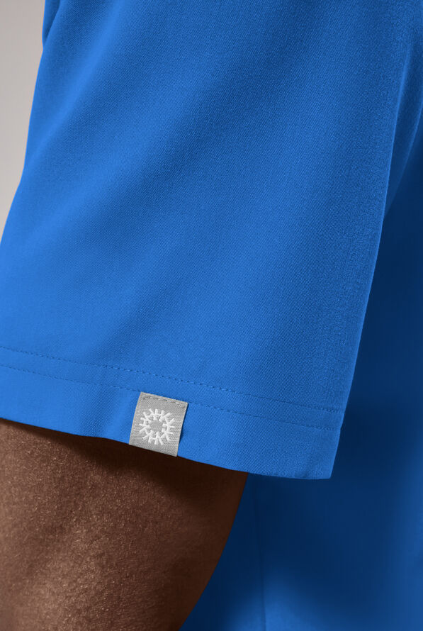 Camisa médica Hypothesis Omni con cuello en V y 1 bolsillo para hombre - Royal - 5