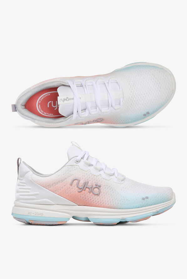 Zapatillas deportivas de enfermería Ryka Devotion Plus 4 Brilliant White con cordones para mujer - null - 1