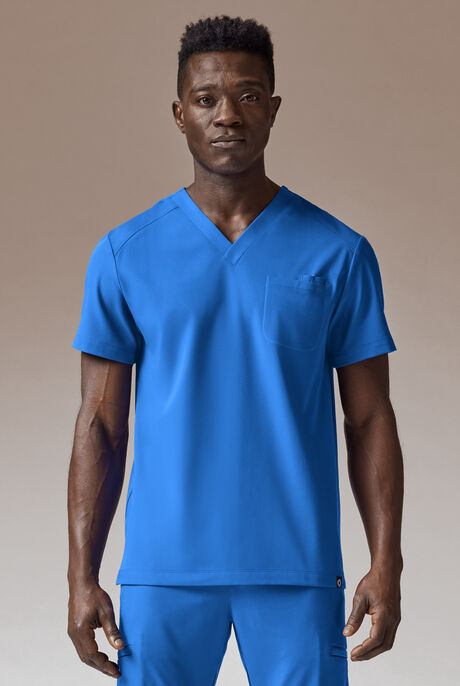 Hypothesis System Men’s 3-Pocket V-Neck Tuck In/Wear Out Scrub Top