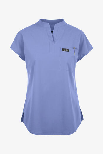 koi Basics Ari Women's 1-Pocket STRETCH Dolman Sleeve Mandarin Collar Scrub Top