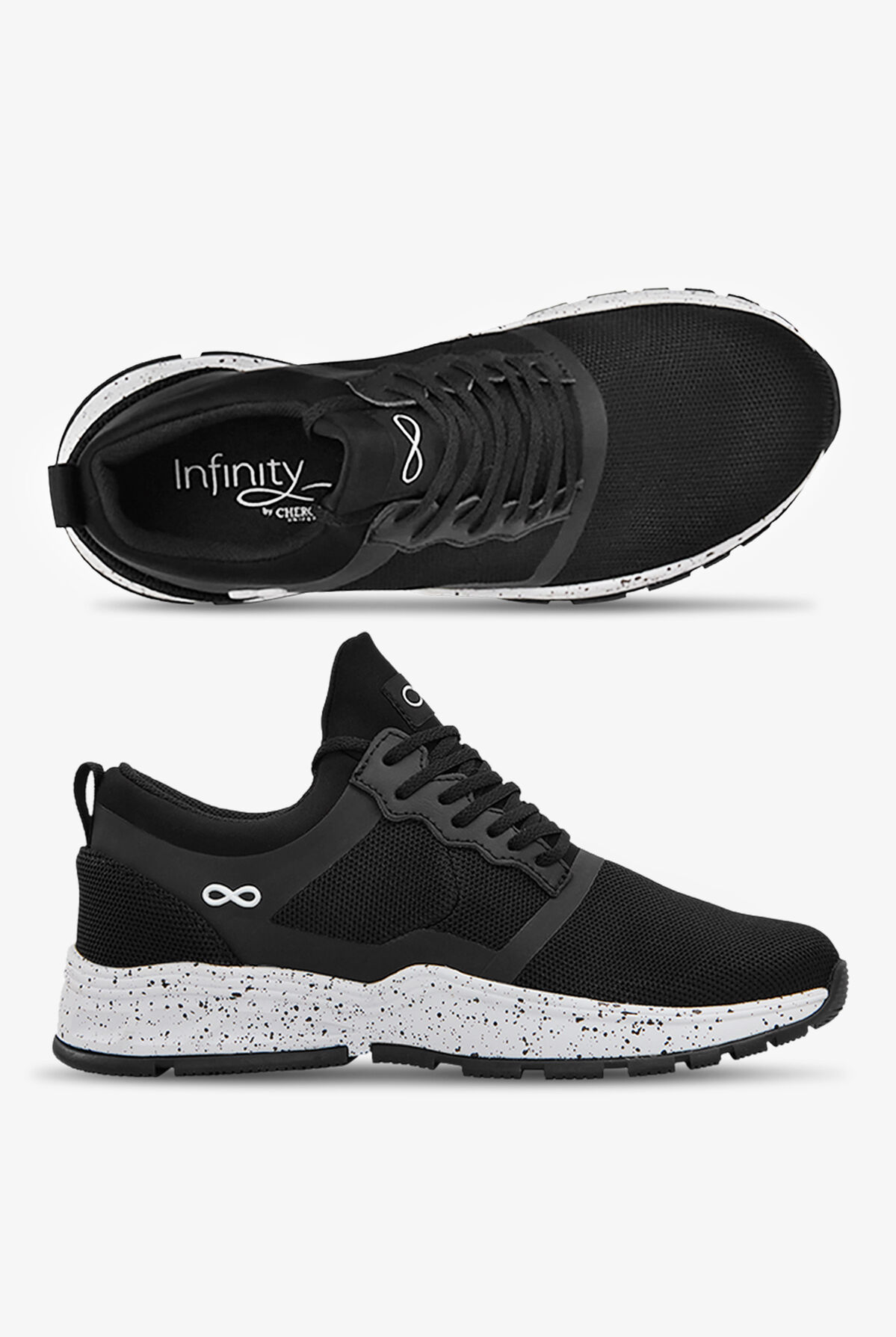 Zapatillas Cherokee Infinity Black Fly con cordones para mujer