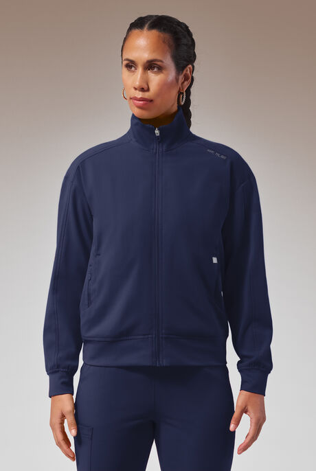 Chaqueta médica Hypothesis Base de corte holgado con cremallera y 3 bolsillos para mujer