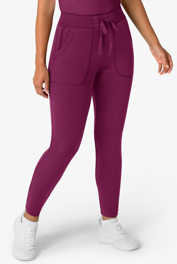 Wink Renew Knit Women's 5-Pocket STRETCH Ankle Zip Track Scrub Pants