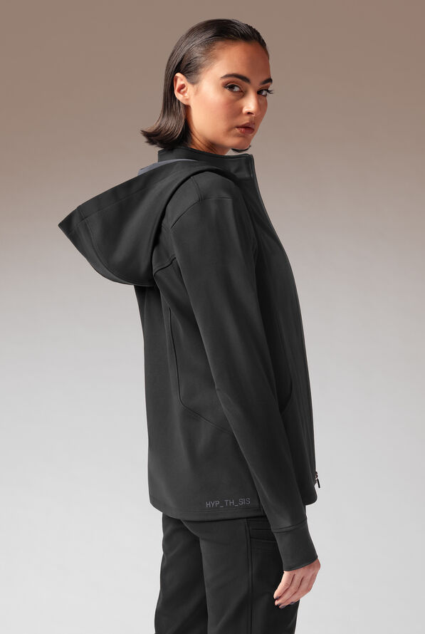 Chaqueta médica Hypothesis Super-Dermal con cremallera y múltiples bolsillos para mujer - Jet Black/Pewter - 2