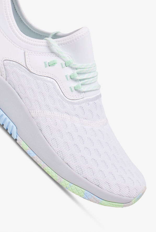 Infinity by Cherokee Women's Dart Arctic White/Mint Blue Camo