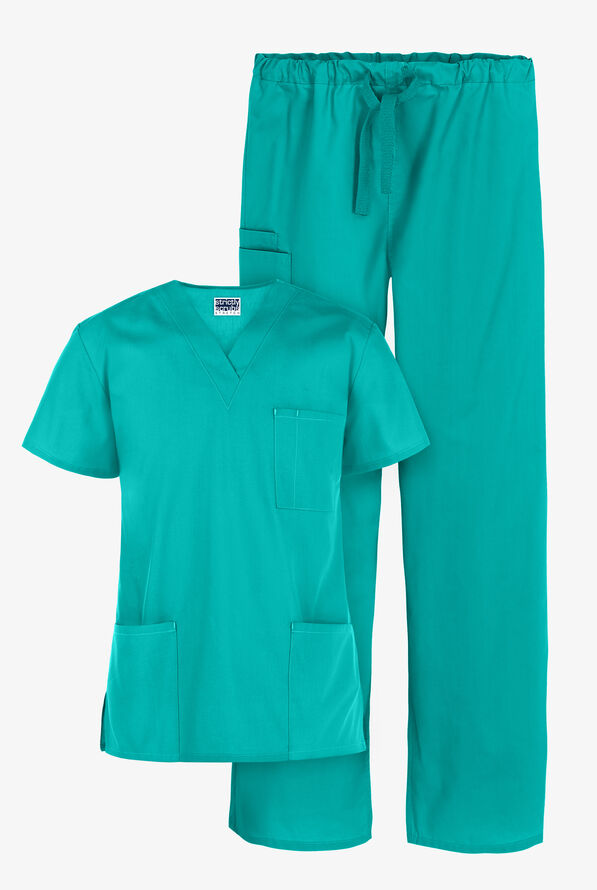 UA Strictly Scrubs Unisex Scrub Set - Turquoise - 1