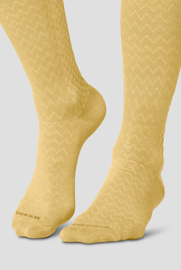 Calcetines de compresi&oacute;n Cherokee True Support para mujer - 10-15 mmHg  - Sweet Honey - 3