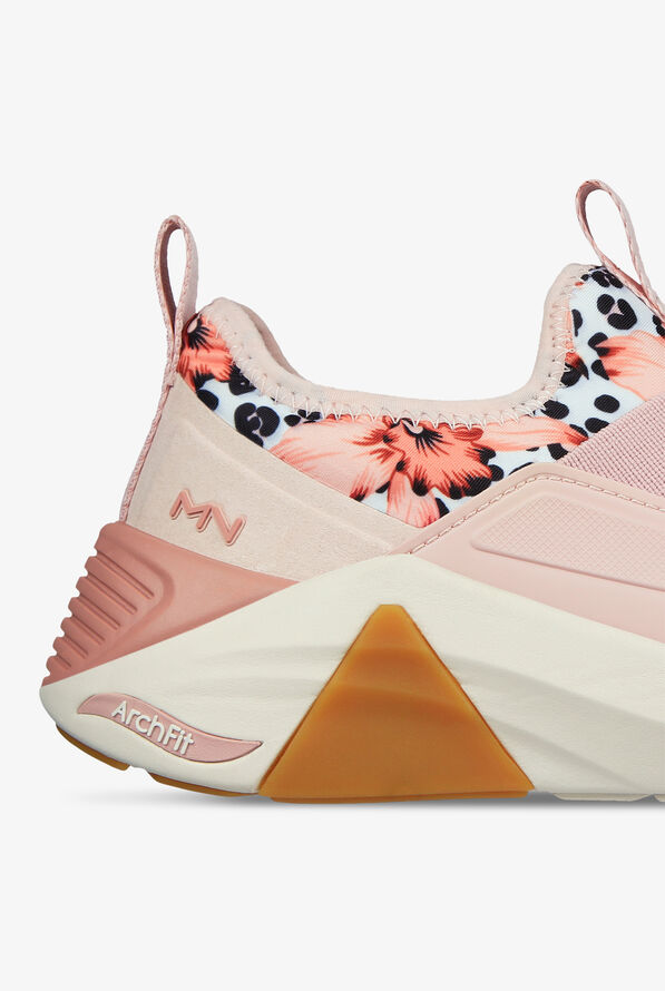 Mark Nason Women's A Linear Kenley Floral Pink Athletic Slip On Nursing Shoes - null - 4