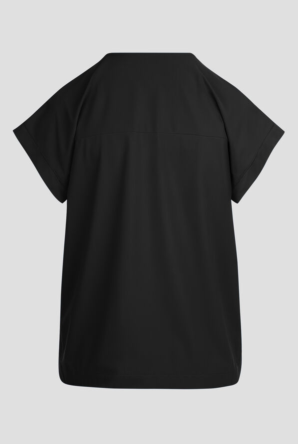 Blusa m&eacute;dica Infinity PURSUIT STRETCH con mangas dolm&aacute;n y 1 bolsillo para mujer - Black - 4