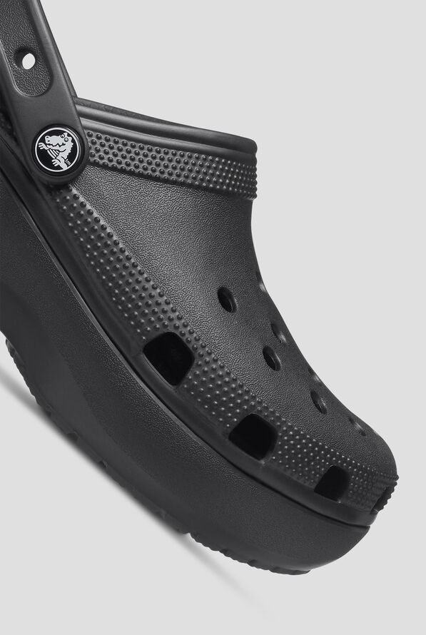 Crocs™ Women's Black Classic Platform Clog - Black - 3