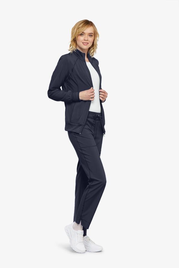 Chaqueta médica abrigada Cherokee Infinity con 2 bolsillos para mujer - Navy - 2