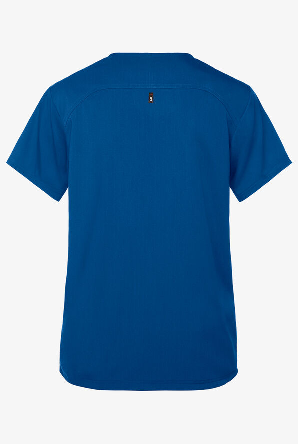 Grey's Anatomy&trade; by Barco Spandex STRETCH Wesley Men's 3-Pocket Sport V-Neck Scrub Top - Royal - 2