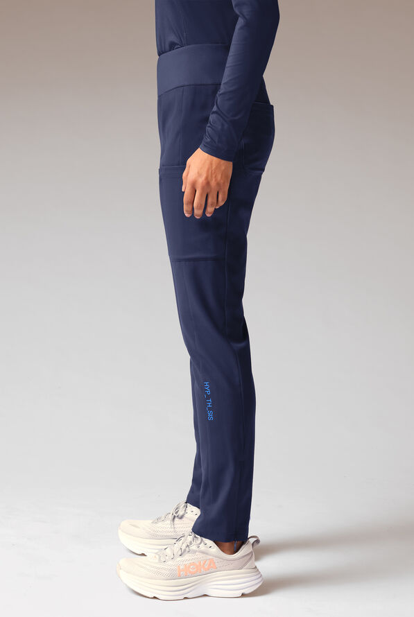 Pantalón médico Hypothesis Dynama Y estilo yoga con 7 bolsillos para mujer - Navy - 3