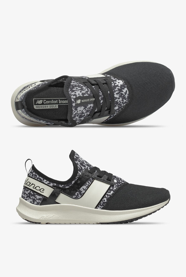 Zapatillas deportivas de enfermer&iacute;a New Balance Nergize Sport Black/Sea Salt con cordones para mujer - null - 1