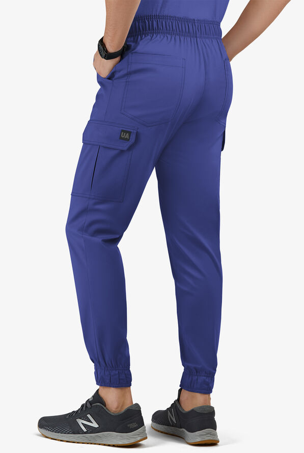 Pantalón médico UA Butter-Soft STRETCH estilo cargo jogger con 7 bolsillos para hombre - Galaxy - 2