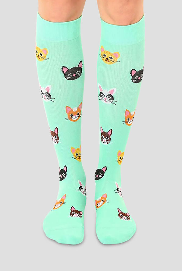 Living Royal Cats Women's 15-20 mmHG Moderate Compression Socks - null - 1